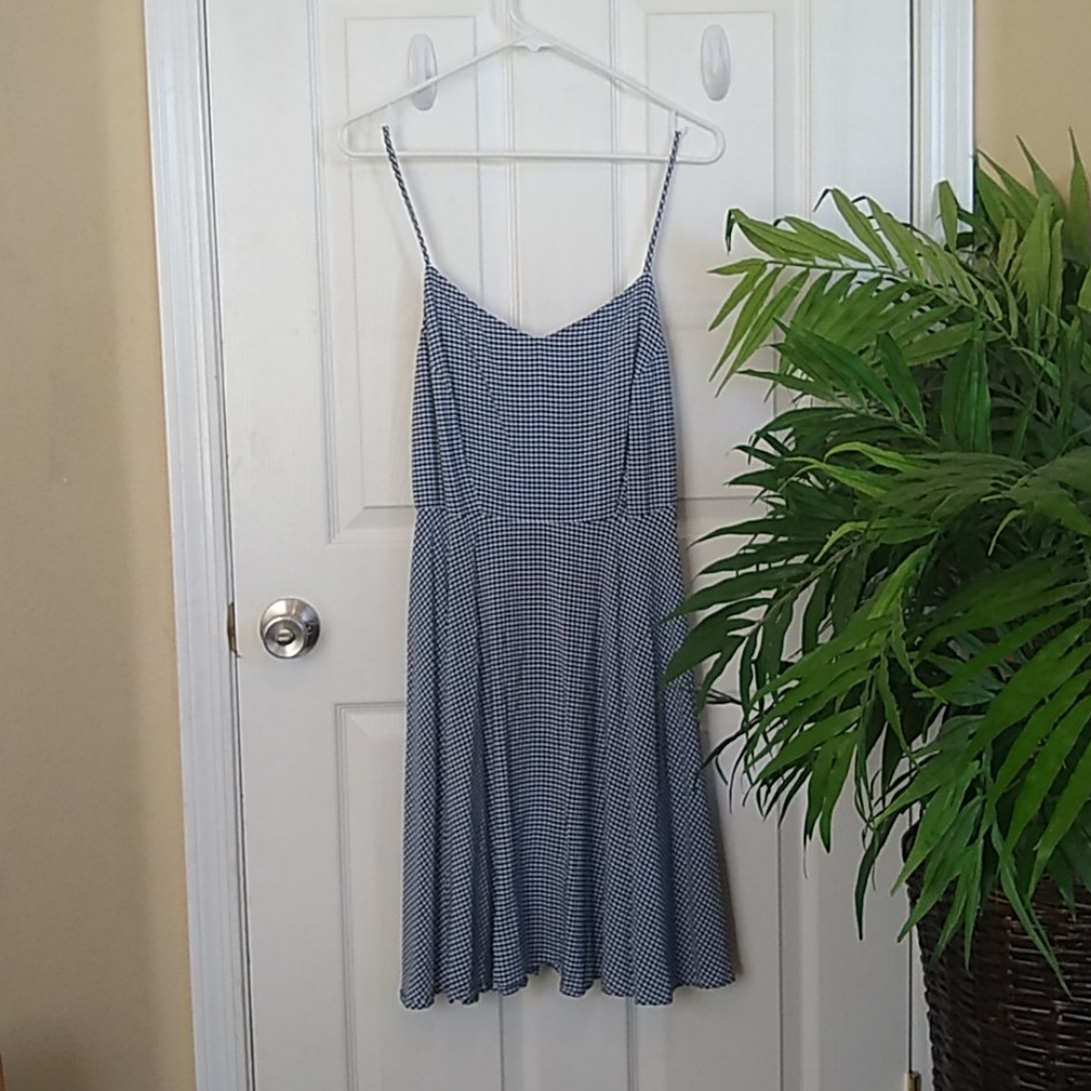 Flowy Checkered Summer Dress